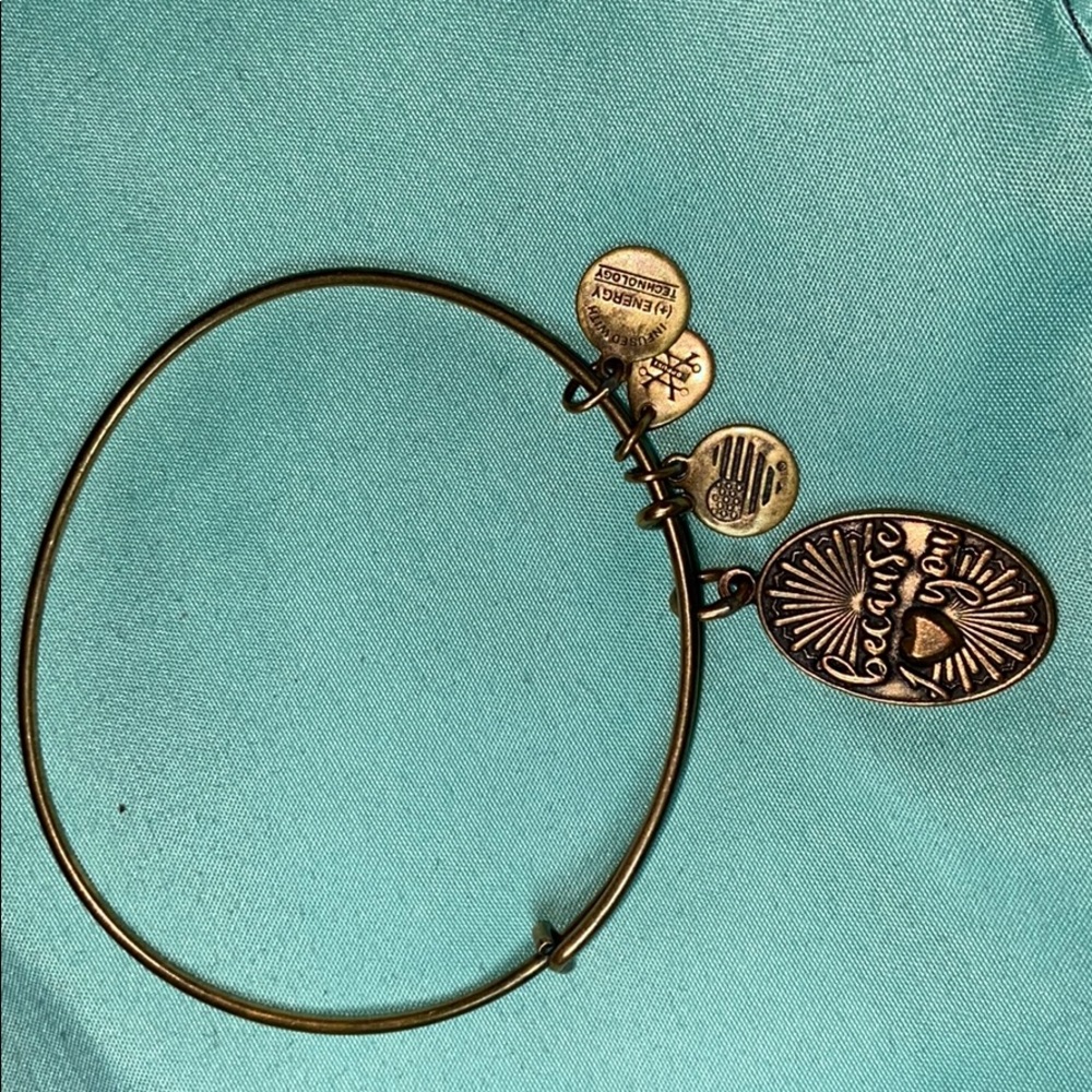 “Because I love you” Alex and Ani bracelet.